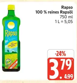 Marktkauf Rapso 100 % reines rapsöl Angebot