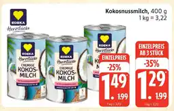 Marktkauf Edeka herzstücke kokosnussmilch Angebot