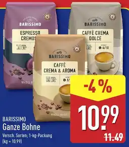 Aldi Nord BARISSIMO Ganze Bohne Angebot