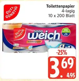 Marktkauf Gut & günstig toilettenpapier Angebot