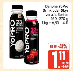 Marktkauf Danone yopro drink Angebot