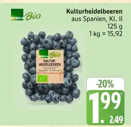 Marktkauf Edeka bio kulturheidelbeeren Angebot