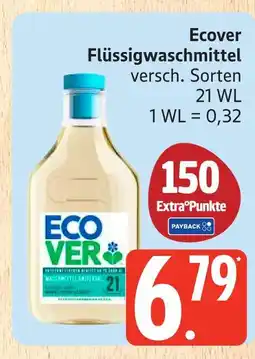 Marktkauf Ecover flüssigwaschmittel Angebot