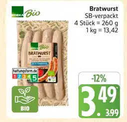 Marktkauf Edeka bio bratwurst Angebot