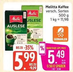 Marktkauf Melitta kaffee Angebot