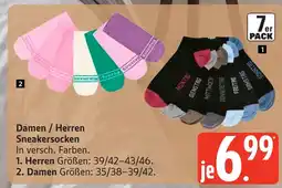 Marktkauf Sneakersocken Angebot
