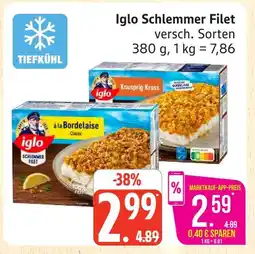 Marktkauf Iglo schlemmer filet Angebot
