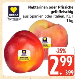 Marktkauf Edeka herzstücke nektarinen Angebot