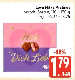 Marktkauf Milka pralinés Angebot
