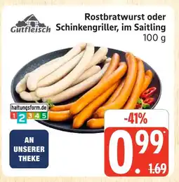Marktkauf Gutfleisch rostbratwurst Angebot