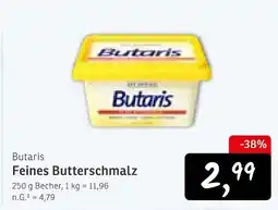 KONSUM Butaris feines butterschmalz Angebot