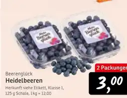 KONSUM Beerenglück heidelbeeren Angebot