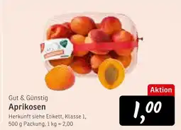 KONSUM Gut & günstig aprikosen Angebot
