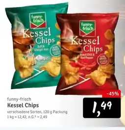 KONSUM Funny-frisch kessel chips Angebot