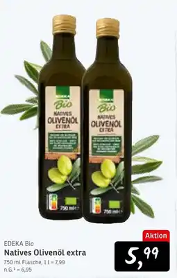 KONSUM Edeka bio natives olivenöl extra Angebot