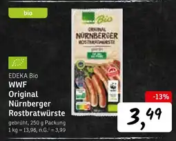 KONSUM Edeka bio original nürnberger rostbratwürste Angebot