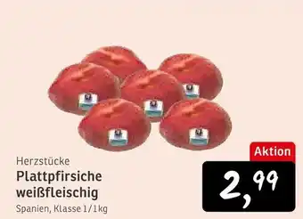 KONSUM Herzstücke plattpfirsiche weißfleischig Angebot