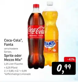 KONSUM Coca-cola Angebot