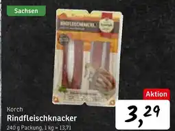 KONSUM Korch rindfleischknacker Angebot