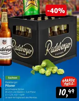 KONSUM Radeberger pilsner Angebot