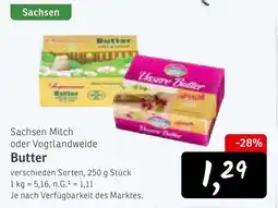 KONSUM Sachsen milch butter Angebot