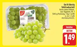 E-Center Gut & günstig tafeltrauben hell Angebot