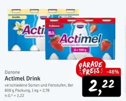 KONSUM Danone actimel drink Angebot