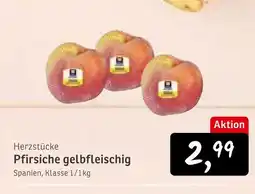 KONSUM Edeka herzstücke pfirsiche gelbfleischig Angebot