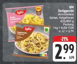 E-Center Iglo pasta carbonara Angebot