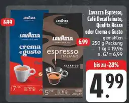 E-Center Lavazza espresso Angebot
