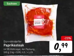 KONSUM Dürrröhrdorfer paprikasteak Angebot