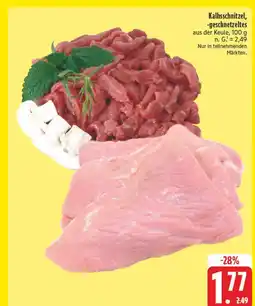 E-Center Kalbsschnitzel Angebot