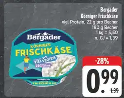 E-Center Bergader körniger frischkäse Angebot