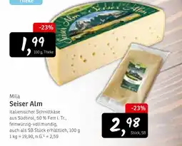KONSUM Mila seiser alm 100 g Angebot