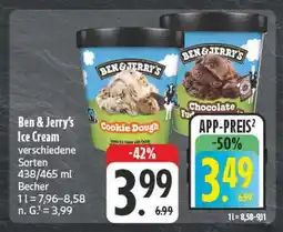 E-Center Ben & jerry's ice cream Angebot