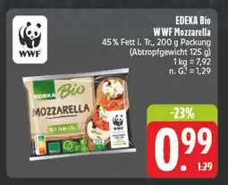 E-Center Edeka bio mozzarella Angebot