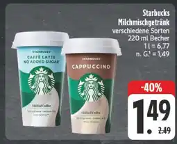 E-Center Starbucks milchmischgetränk Angebot