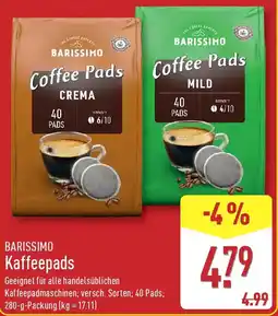 Aldi Nord BARISSIMO Kaffeepads Angebot