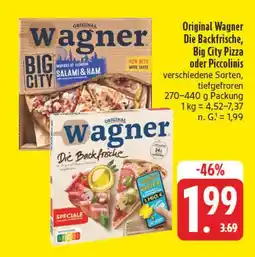 E-Center Wagner big city pizza Angebot