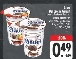 E-Center Bauer der grosse joghurt Angebot