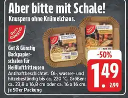 E-Center Gut & günstig backpapierschalen für heißluftfritteusen Angebot
