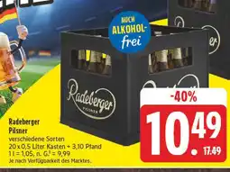 E-Center Radeberger pilsner Angebot