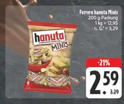 E-Center Ferrero hanuta minis Angebot