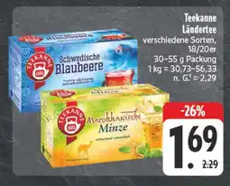 E-Center Teekanne schwedische blaubeere Angebot