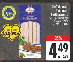 E-Center Die thüringer thüringer rostbratwurst Angebot