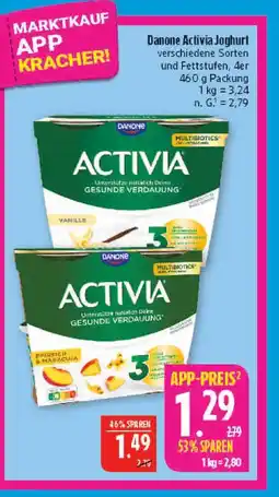 Marktkauf Danone activia joghurt Angebot