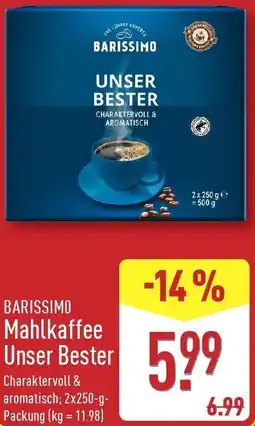 Aldi Nord BARISSIMO Mahlkaffee Unser Bester Angebot