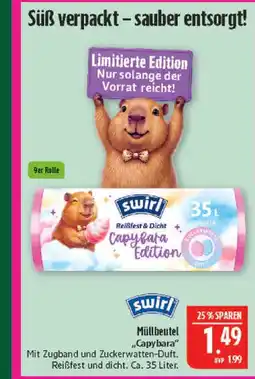Marktkauf Swirl müllbeutel „capybara“ Angebot