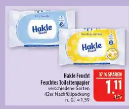 Marktkauf Hakle feucht feuchtes toilettenpapier Angebot