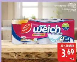 Marktkauf Gut & günstig 5000 weich premium toilettenpapier Angebot